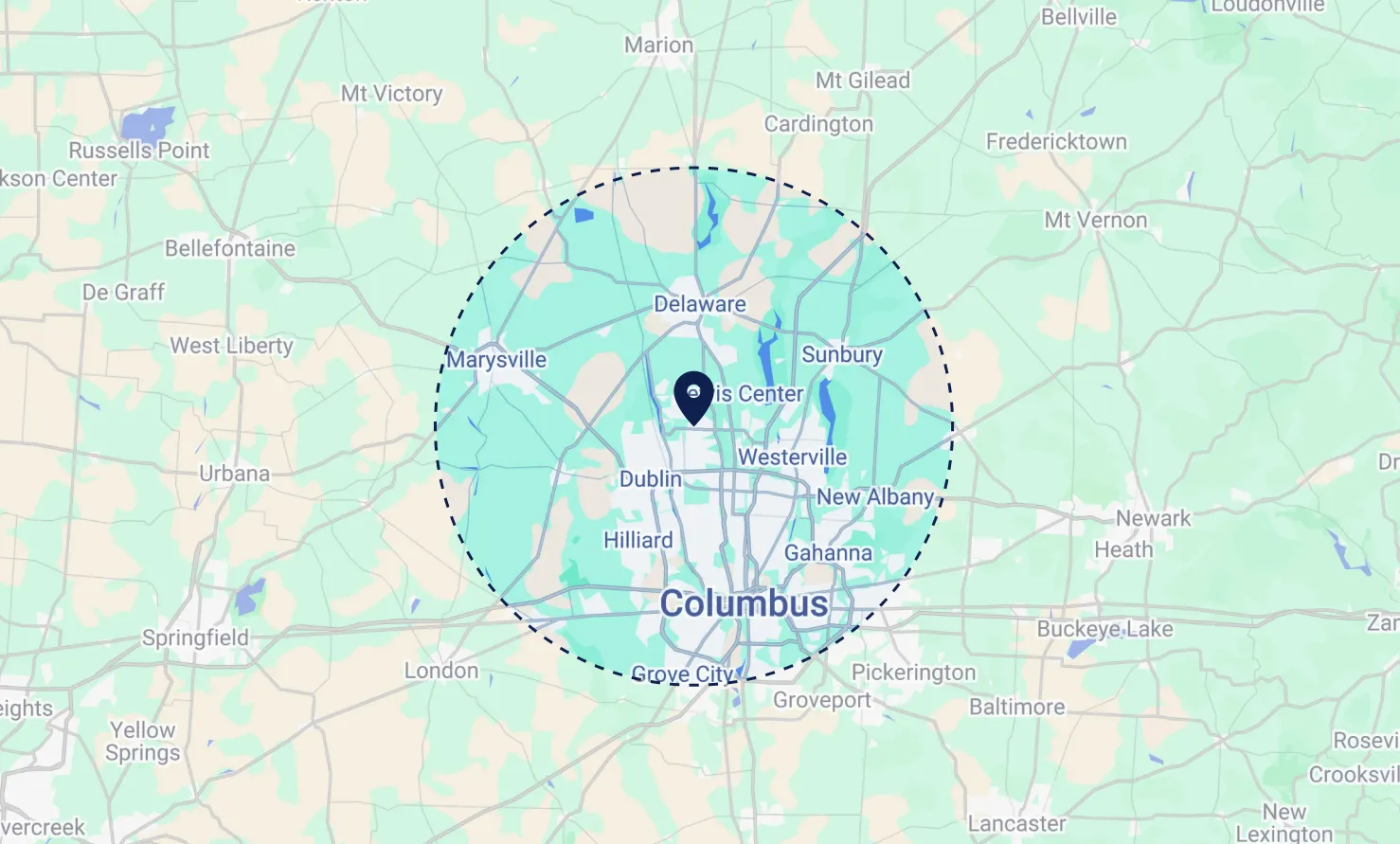 Map Form Pop Up Frame